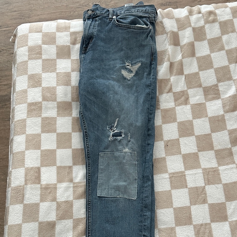 Old Navy Men's Skinny Jeans - Distressed Blue